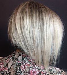 Angled Bob With Bangs, Bob 2023, Concave Bob Hairstyles, Blonde Angled Bob, Angled Hair, Hair Stayl, Blonde Bob Haircut