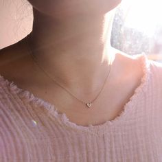 14k Solid Gold Heart Necklace - Small Gold Heart Necklace - Floating Heart Necklace - 14k Gold Heart Choker - Love Necklace Gifts for Her This dainty 14k solid gold heart necklace is imprinted with water ripples, reminiscent of the sea and just as life giving. It floats quietly upon a sparkling gold chain. As you wear it, remember to take notice of all that's good and golden in your life and let that gratitude wash over you like waves. DETAILS ► 14k yellow gold or 14k rose gold by custom request Heart Shaped Fine Jewelry Necklace For Anniversary, Dainty Yellow Gold Jewelry With Heart Detail, Dainty 14k Gold Open Heart Necklace, Fine Jewelry Heart Pendant Necklace For Anniversary, Delicate 14k Gold Open Heart Charm Necklace, Delicate Yellow Gold Heart Necklace With Round Pendant, Yellow Gold Heart Detail Necklace For Anniversary, Delicate Engraved Heart Pendant Necklace, Fine Jewelry Open Heart Necklace With Delicate Chain