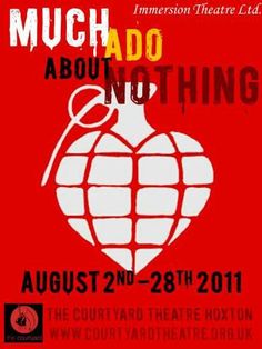 the poster for much ado about nothing, which is on display at the museum