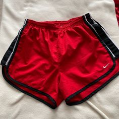 Like New Condition, Either Never Worn Or Very Rarely Size Small Red Athletic Shorts Outfit, Nike Red Sporty Shorts, Nike Red Sporty Athletic Shorts, Nike Sporty Red Athletic Shorts, Red Stretch Athletic Shorts For Spring, Nike Sports Shorts In Red, Nike Red Athletic Shorts, Sporty University Red Nike Shorts, Sporty Red Athletic Shorts For Spring