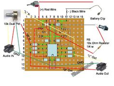 an electronic circuit diagram showing the various components that are needed to use in this project