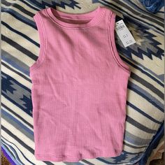 Holster Waffle Tank Size Xxs Fitted Waffle Knit Tops For Spring, Casual Pink Waffle Knit Top, Spaghetti Strap Shirt, Hollister Tank Tops, Striped Halter Top, Boho Tank Top, Yellow Tank Top, Nice Clothes, Halter Tank Top