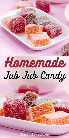 the homemade candy recipe is ready to be eaten