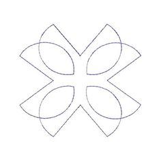 an image of a flower that is drawn in the shape of a flower with leaves on it