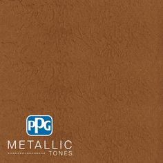 metallic tones are used to create the logo for metalic