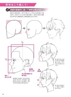 an instruction manual for how to draw anime characters