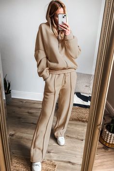 Two Piece Set Pants, Drawstring Waist Pants, Effortless Outfit, Pant Sets, Jogger Set, Clothing Sets, Zipper Jacket, Drawstring Pants, Waist Pants