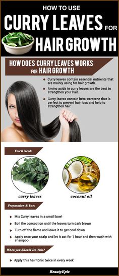 How To Use Curry Leaves For Hair Growth Curry Leaves For Hair Growth How To Use, Curry Leaves Oil For Hair Growth, Indian Hair Growth Secrets, Longer Hair Growth, Hair Facts, Thick Hair Growth