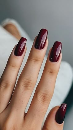 Early Fall Nail Ideas, Early Fall Nail Colors, Brown Galaxy, French Manicure Acrylic Nails, Ruby Nails, Latest Nail Designs, Maroon Nails, Cozy Coffee Shop, Hello Nails