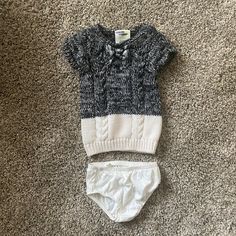 Nwot, Washed In Dreft But Never Worn (My Baby’s Head Is In The 90th Percentile And Would Not Fit Through The Neck Lol) $5 For Single Baby Listing Or $6 For Two Black And White Sweater, Baby List, Diaper Cover, White Sweater, White Sweaters, My Baby, Kids Shirts, Shirts Tops, Black White