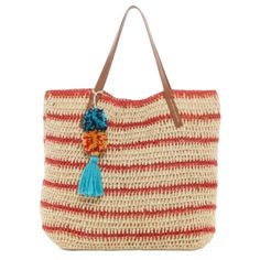 Nwt Enlarge Photo For Description If You Love It + Aren’t In An Immediate Hurry, Please Make A Fair Offer - We Cannot Always Respond Quickly To Likes - But We Usually Do Respond + Ship Same Day Red Woven Crochet Bag For Travel, Red Woven Crochet Travel Bag, Travel Bags With Tassels For Beach Season, Red Bohemian Shoulder Bag With Tassels, Red Tassel Shoulder Bag For Everyday Use, Red Straw Bag With Braided Handles For Spring, Brown Tasseled Beach Bag For Travel, Brown Tassel Beach Bag For Travel, Red Travel Bag With Tassels