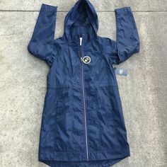 Athletic Works Small Women Blue Windbreaker Hooded Jacket Long Water Resistant  Photos are part of description Blue Windbreaker, Small Women, Jacket Long, Hooded Jacket, Vest Jacket, Shoe Accessories, Water Resistant, Product Description, Women Accessories