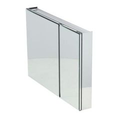 a glass sliding door on a white background