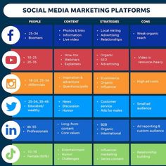 the social media marketing platforms chart