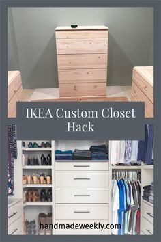 the ikea custom closet hack