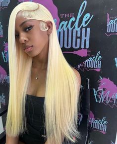 Hair Knots, Wig Installs, 613 Wig, Straight Lace Front Wig, Frontal Wig Hairstyles, 613 Blonde, Frontal Hairstyles, Piano Keys, Colored Wigs