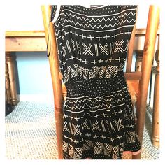 Very Cute Romper With Tribal Design. Fits In All The Right Places And Hugs The Smallest Part Of Waist. Very Fun Look For Summer! Never Worn! Cheap Summer Bubble Romper For Playwear, Boutique Pants, All The Right Places, Cute Rompers, Pant Jumpsuit, Jumpsuit Romper, Pants For Women, Rompers, Black White