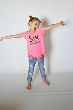 Girl's Birthday shirt - 6th  birthday - 3rd birhday- 4th birthday- 5th birhday- 7th birthday shirt- 8th birthday shirt- 9th birthday CUSTOM 9th Birthday Shirt, 7th Birthday Shirt, 10th Birthday Shirt, Birthday Llama, Girls Birthday Shirt, Sloth Birthday, Kids Birthday Shirts, Fringe Shirt, Llama Birthday