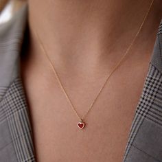 14k Gold Heart NecklaceDetailsAvailable in 14k Gold, 14k Rose Gold, and 14k White GoldTotal Weight: 0.9 GrColor Selection: Yellow, Rose, WhiteChain: 14k Gold and 45 cm (18 inches) *Model in the photo wears 18 inches (45 cm) chain.GiftingEach design will arrive artfully presented in our branded gift boxes wrapped in a signature ribbon. Production & Delivery Production: 5 - 7 business days Delivery: 1 - 3 business days worldwide via Express Delivery We’re here to help with style advice, a second o Heart Necklace Aesthetic, Tragus Gold, Silver Cufflinks Men, Family Crest Rings, Custom Signet Ring, Necklace Aesthetic, Engagement Necklaces, Minimalist Necklace Gold, Evil Eye Necklace Gold