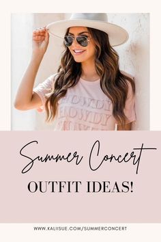 Summer is the perfect time for concerts and festivals which means you need something to wear! If you are looking for the perfect summer concert ideas, let me show you some of my favorites! Rhinestones and fringe are big, cowboy boots and hats and country chic are all the rage. Check out the blog for more and don't miss the discount code! 😉 Concert Attire, Concert Ideas, Concert Outfit Summer