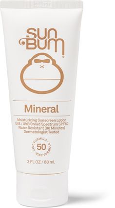 Sun Bum Mineral SPF 50 Sunscreen Lotion - 3 fl. oz. | REI Co-op Sun Bum, Chemical Sunscreen, Sunscreen Spf 50, Sunscreen Moisturizer, Sunscreen Lotion, Mineral Sunscreen, Spf 50, Health And Safety, Rei Co-op