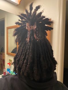 Claw Clip On Locs, Claw Clip Locs, Locs On Women, 4b Locs, Loc Styles For Women, Black Locs, Loc Maintenance, Loc Inspiration