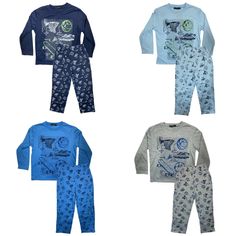 Boys Kids Pyjamas Long Sleeve Set: Keep your little one cozy with these fun long sleeve pyjamas featuring football and skate designs. Made from soft cotton, this top and bottom set is perfect for boys who love sports. Ideal for a comfortable night's sleep or lounging, these PJs are great for kids. #BoysPajamas #AffiliateLink Casual Long Sleeve Bedtime Sets, Graphic Print Long Sleeve Sleepwear For Lounging, Long Sleeve Sleepwear With Graphic Print, Long Sleeve Graphic Print Sleep Sets, Long Sleeve Graphic Print Bedtime Set, Blue Crew Neck Sets For Sleepover, Casual Long Sleeve Sleepwear With Graphic Print, Blue Crew Neck Pajama Set For Pajama Party, Blue Crew Neck Pajama Party Set