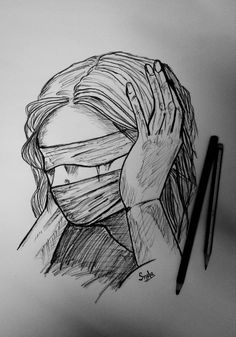 Идеи рисунков в скетчбук Portraits Of People, Person Drawing, Meaningful Drawings, Dark Art Drawings, My Sketchbook, Easy Drawings Sketches, Visual Journal, Big Mouth, Sketch Painting