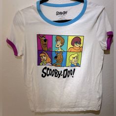 Official Scooby-Doo From Tm And Hanna-Barbera. Women’s Size Large Never Worn, Brand New Without Tags. Cotton And Polyester Blend. Scoobydoo Shirt, Teal Trim, Epic Clothes, Led Zeppelin Shirt, Burberry T Shirt, Teal Top, Short Sleeve Shirt Women, Hanna Barbera, Gaming Shirt