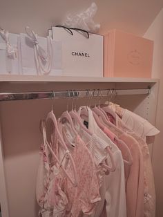 Pink Aesthetic Closet, Princess Closet Aesthetic, Coquette Walk In Closet, Princesscore Room, Room Decor Closet, Decor Closet Organization, Audrey Cobalt, Coquette Closet, Decor Closet