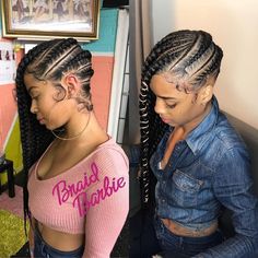 Cette égouttement si officiel tresse Barbie tresses de limonade rose #BraidBarbieDolls #Ki … Braided Buns, Shaved Side, Barbie Hairstyle, Twisted Hair, Ghana Braids, Braids With Weave, Girls Braids, Braids For Kids