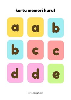 the letters are arranged in different colors and shapes to spell out their name, which is also