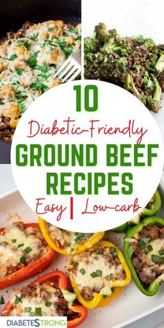 Healthy Lunch For Diabetics, Healthy Dinner Recipes For Pre Diabetics, Hamburger Meat Recipes For Diabetics, Delicious Meals For Diabetics, Groundbeef Easy Recipes Low Carb, Easy Meals For Diabetics Dinners, Meal Prep Ideas For Diabetics, Recipes For Diabetics Type 2 Easy, Easy Dinner Recipes No Carb