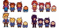 Stardew Mods, Stardew Farms, Stardew Valley Layout, Stardew Valley Tips, Valley Game, Stardew Valley Fanart, Pixel Characters, Pixel Art Characters, Pixel Art Games