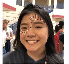 Gameday Face Paint, Hoco Face Paint Ideas, Cheer Face Paint Ideas, Usa Face Paint Ideas, Sports Day Makeup, Spirit Week Face Paint, Pep Rally Face Paint