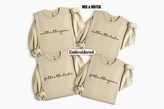 Step into the fun with our Custom Bachelorette Party Embroidered Sweatshirts! Perfect for the mother of the bride, mother of the groom, father of the bride, father of the groom, bridesmaids or maid of honor! Select the title of each member of your wedding party, your shirt color, and size. Each title will be delicately embroidered on the sweatshirt for a truly unique gift that will last!  How to order?  If you are ordering more than 1 sweatshirt, follow the steps below: - You will have to add 1 shirt at the time in cart, and checkout at the end together if they go to the same address. If they go to separate addresses, then place separate orders and checkout for each. - For each shirt: select size and color, and add the title (Bridesmaid, maid of honor, matron of honor, etc.) in the persona Parents Of The Groom, Parents Of The Bride, Groom Shirts, Custom Bachelorette, Bride Sweatshirt, Matron Of Honour, Happy Gifts, Bride Shirts, Embroidered Sweatshirt