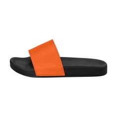 These lightweight cushioned slides are easy to slip-on and wear anywhere. They are perfect for the beach, poolside, leisure or casual activity wear. Add these comfortable and durable easy slide-on sandals to any wardrobe. Soft, durable foaming strap. Fixed strap with added foam underneath for an extra comfortable fit Drop-in EVA footbed provides underfoot cushioning EVA outsole delivers great durability & traction Easy to wear slide-on structure. Fabric upper & lining EVA midsole & outsole Open toe design Handwash only Slide Flip Flops, Autumn Orange, Beach Slides, Toes Designs, Beach Trips, On Beach, Pool Days, Womens Slides, How To Attract Customers