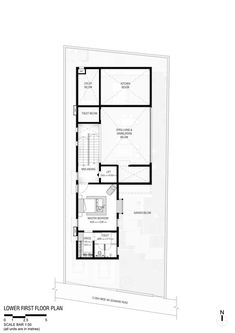 the floor plan for a two story house