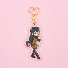 Tsuyu Asui (Froppy) Acrylic Keychain – Agi Jagi Shop Green Keychain With Key Clip As Gift, Green Keychain With Key Clip For Gift, Cute Green Keychains For Gifts, Anime Keychains Acrylic, Epoxy Keychains, Anime Keychains, Gothic Kawaii, Shopping Wishlist, Kawaii Things