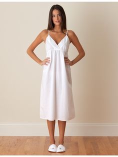 Amy White, White Nightgown, Purple Lingerie, Night Gowns, Cotton Nightgown