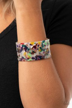 Freestyle Fashion Bracelets-Lovelee's Treasures-bracelets,jewelry,multi,multicolored,thick acrylic cuff,tortoise shell-like pattern Black Claws, Acrylic Bracelet, Chic Look, Paparazzi Accessories, Paparazzi Jewelry, Boutique Jewelry, Online Boutiques, Tortoise Shell, Fashion Bracelets