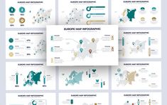 Europe Map Vector Infographic Keynote Template Powerpoint Infographic, Presentation Topics, Template Wordpress, Infographic Powerpoint, Slides Design, Vector Infographic, Slides Google, Custom Slides, Europe Map