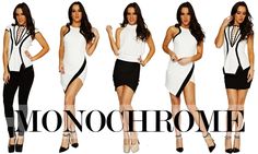 Shop Black & White Clothing & Accessories Online | One Honey Boutique  #monochrome #trends #fashion #black #white School Formal, Fashion Trend Inspiration, White Clothing, Dresses Australia, Monochrome Fashion, Black And White Style, Affordable Wedding, Fashion Black, Formal Evening Dresses