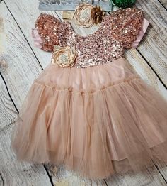 Champagne holidays toddler girl dress, Flower girl dress Cute Holiday Party Dress, Holiday Princess Tutu Dress With Sequins, Holiday Princess Sequined Tutu Dress, Holiday Princess Sequin Dress For Dress-up, Princess Style Holiday Sequin Dress, Cute Pink Sequin Dress, Fitted Cute Princess Dress For Festive Occasions, Cute Fitted Princess Dress For Festive Occasions, Cute Holiday Dress For Christmas Party