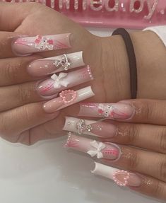 Trendy Square Nails, Holiday Nails 2023, Square Nails Ideas, Gel Nails Diy, Really Cute Nails