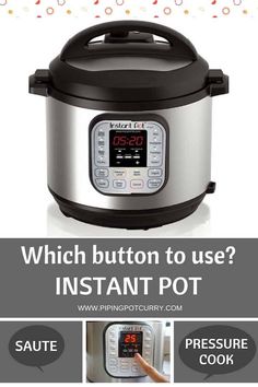 an instant pot with the instructions for how to use it and how to use it