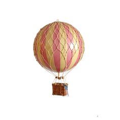 PRICES MAY VARY. Historic Decoration - Helium balloons were one of aviation's first successes. Since 1783, balloons have traveled the skies, often in unintended directions, making this a beautiful and whimsical conversation piece for any room. Fine Hand-Made Details - Each one has hand-applied balloon strips with hand-woven netting and basket. Measures 11.8 inches (H). Versatile Decorative Piece - This balloon is a great decoration for any area including your home, office, bedroom, kitchen, baby Hang From Ceiling, Earth From Above, Balloon Basket, Balloon Modelling, Small Balloons, Vintage Hot Air Balloon, Authentic Models, Large Balloons, Rattan Basket