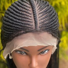 Cornrow Braided Wig. All Back Wig Color, Braided Wig, Cornrows Braids, Cornrow, Braids Wig, Wig Hairstyles, Womens Hairstyles, Wigs, Braids