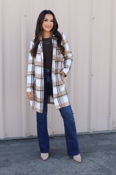 Smooth Charmer Coat Plaid Coat, Stay Warm, The Fall, Fashion Beauty