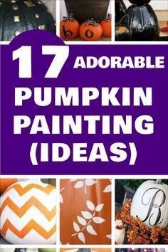 17 adorable pumpkin painting ideas for fall